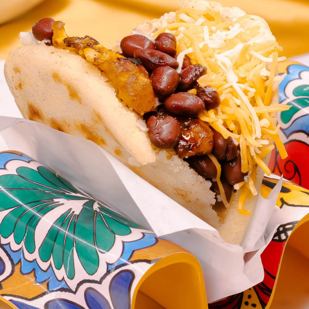 4. Veggie Arepa